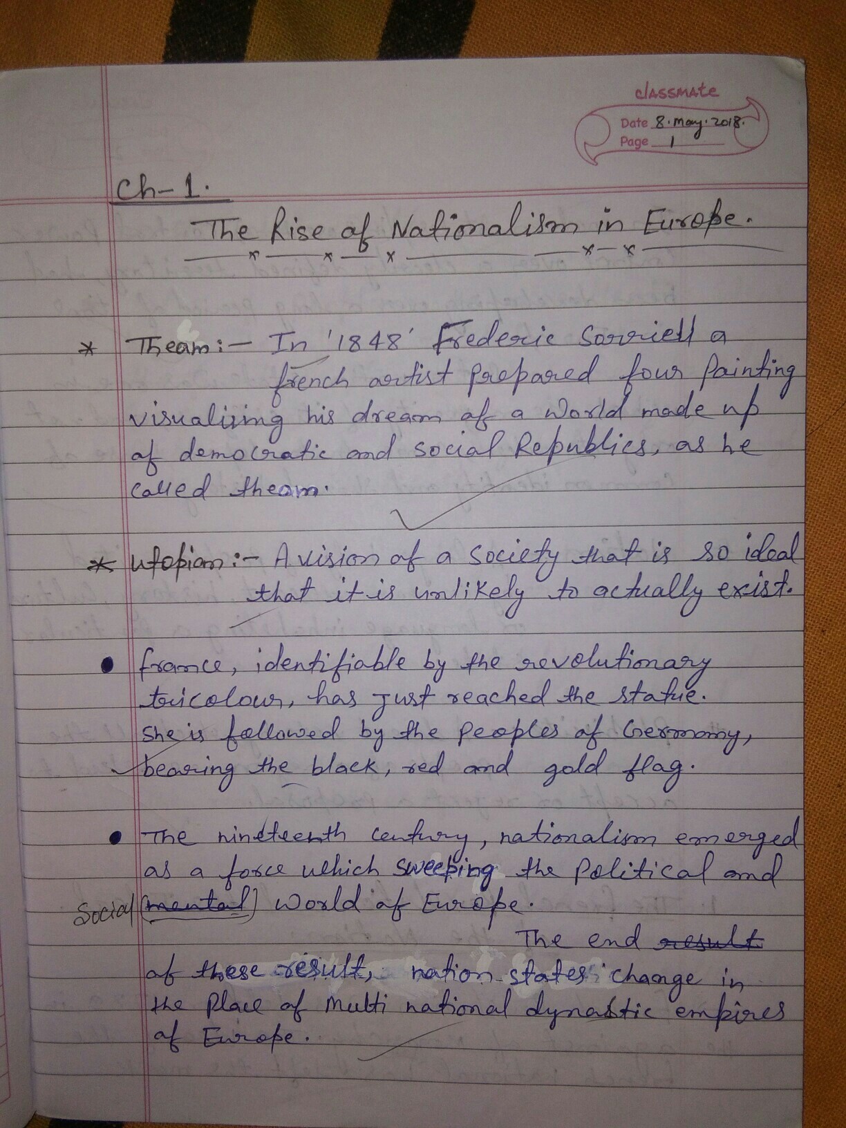 History Ch 4 Class 10 Notes Icse Image to u