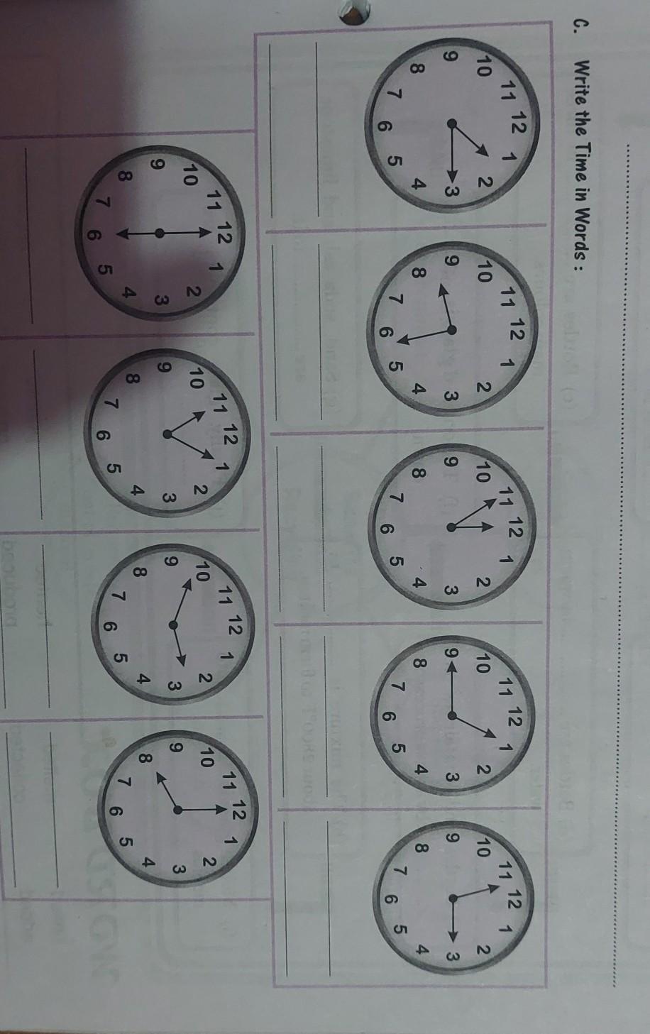 write the time in words - Brainly.in