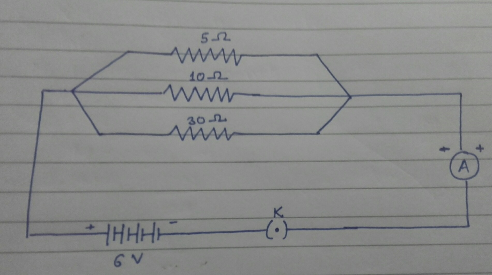 in the circuit diagram , suppose the resistors R1, R2, and R3 hav a