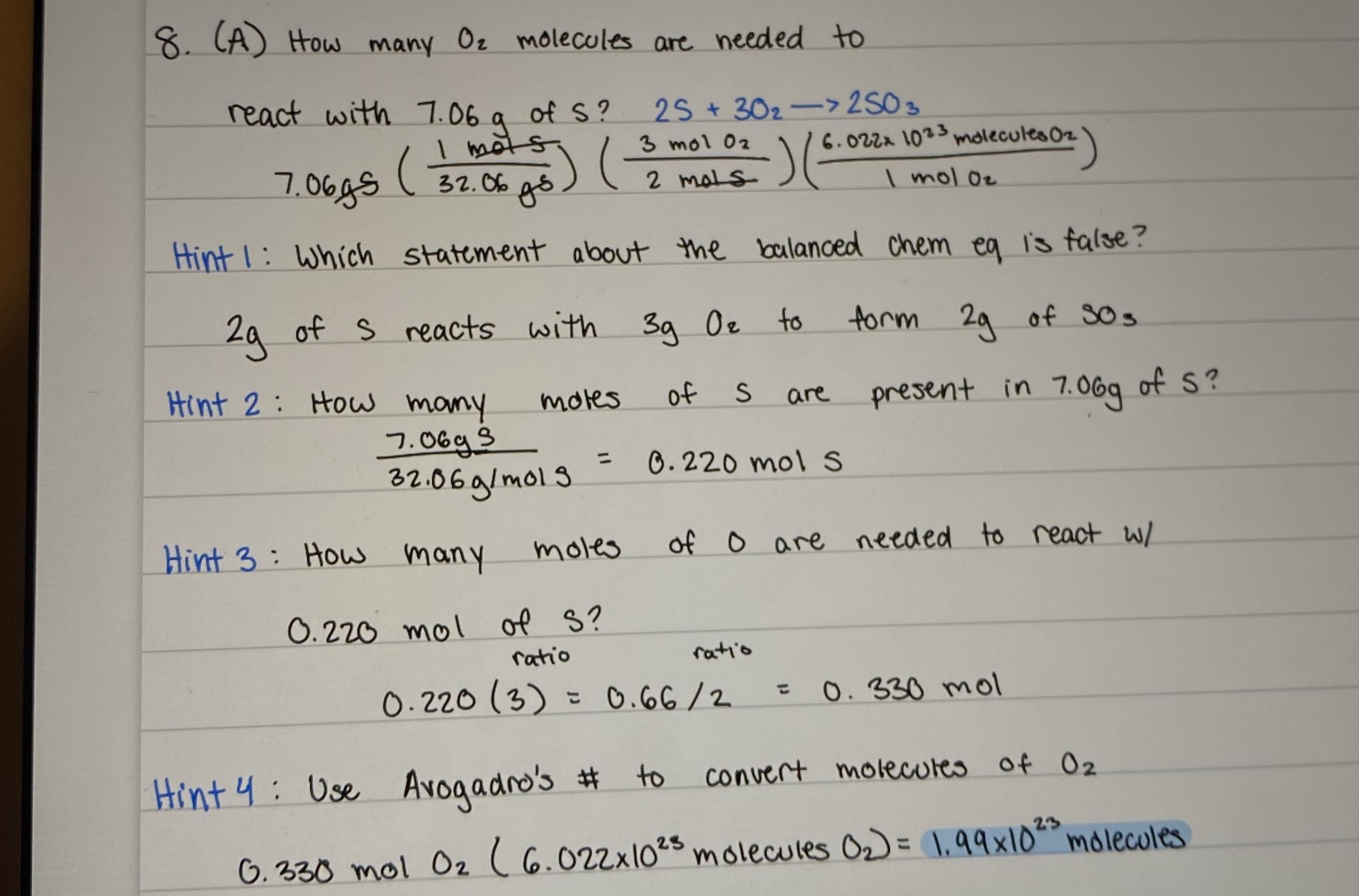 Elemental s reacts with o2 to form so3 according to the reaction 2s+3o2