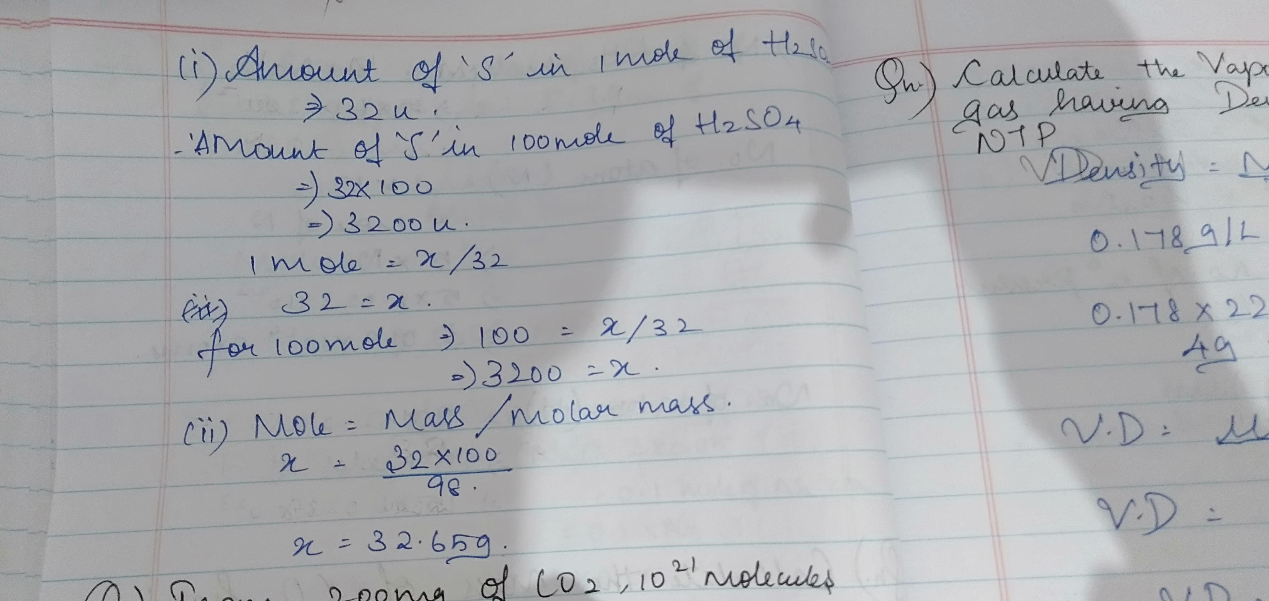 How many gram of sulfur are required to produce 100 moles and 100 g