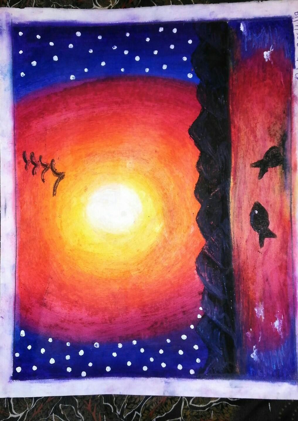 what is a landscape ? which type of colours are best to paint this kind