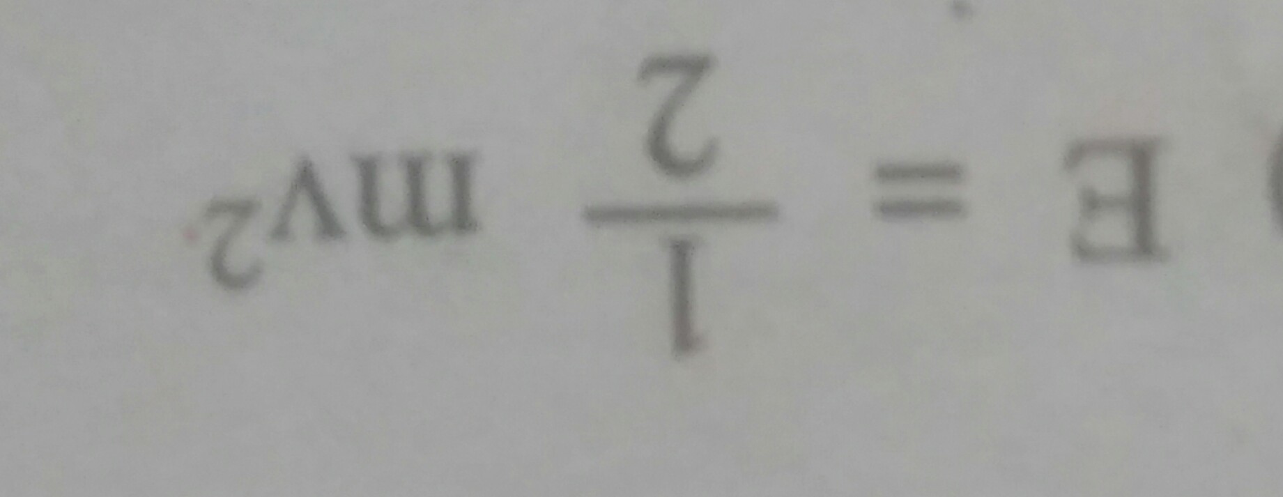 Write In Logarithmic Form:-E=1/2*Mv^2 - Brainly.in