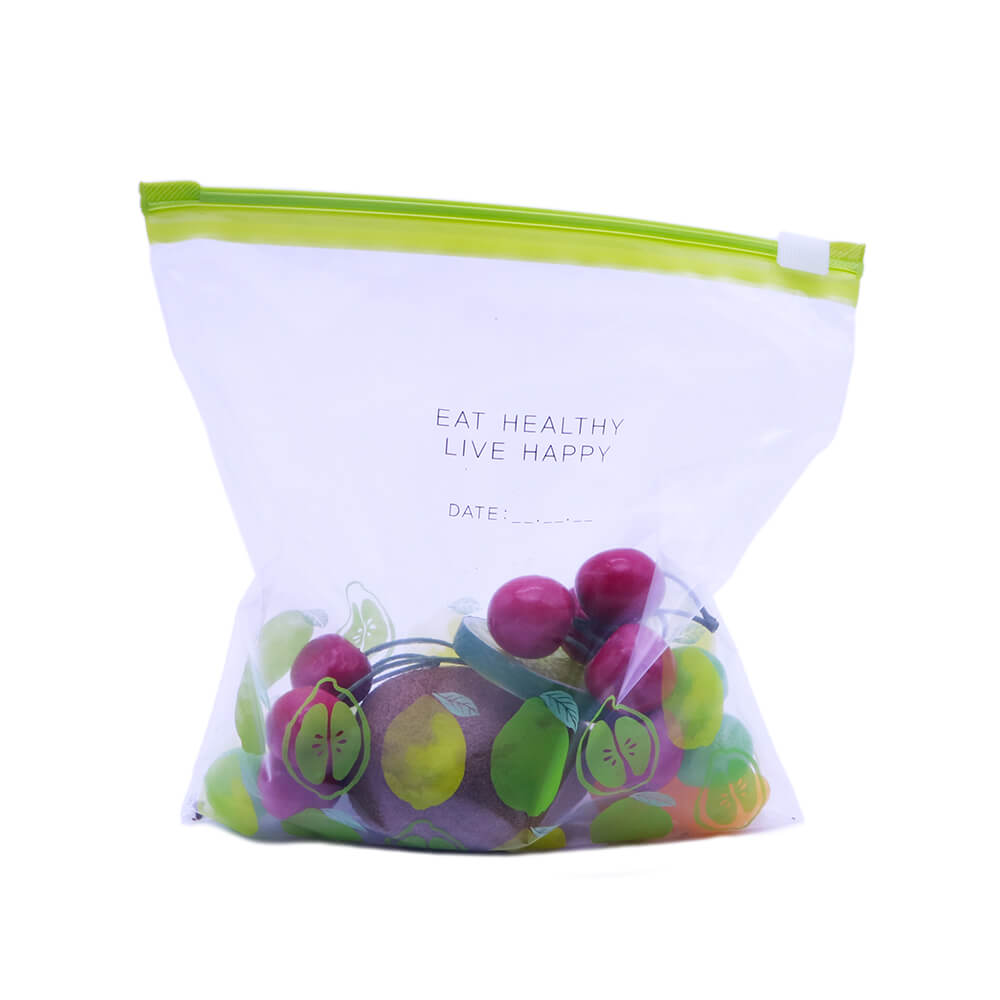 Custom Printed Package Logo Clear Plastic Ziplock Pouch Bag with Zipper