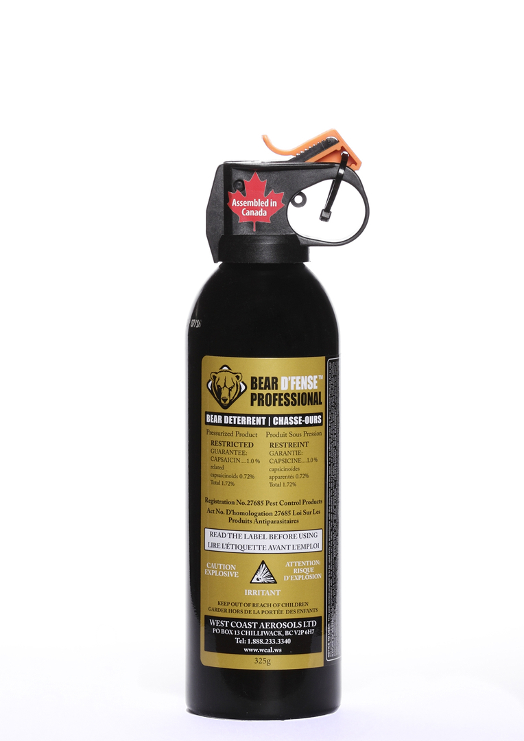 BEAR DEFENSE BEAR SPRAY High Caliber Services Corp