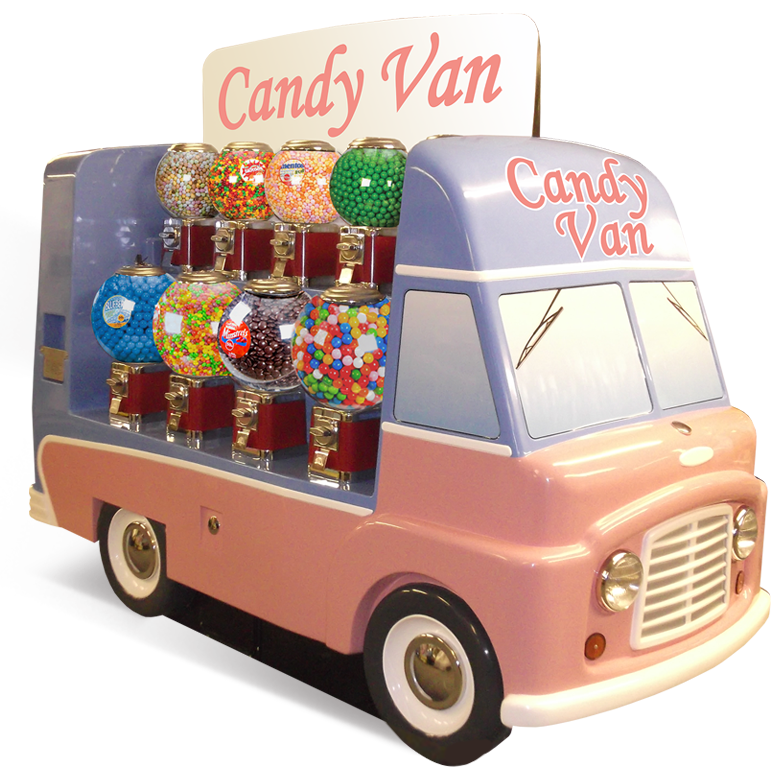 Customized candy van and candy bus for sale HiCarts