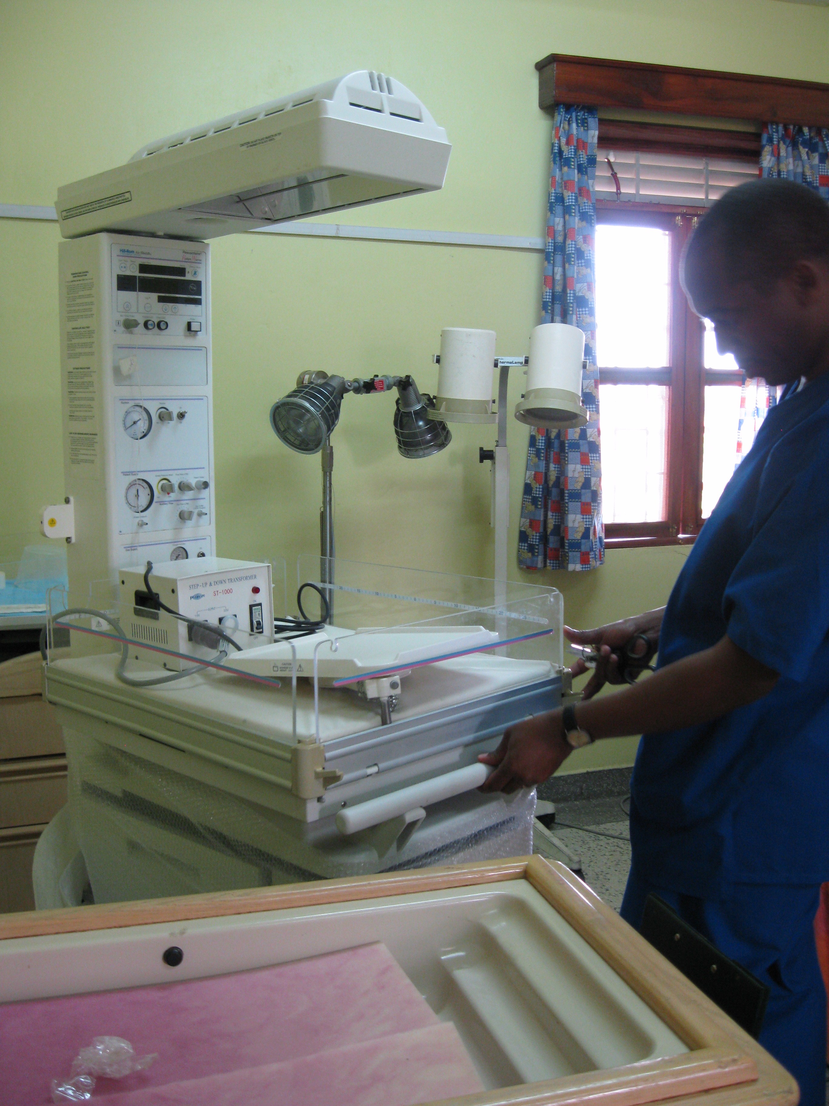 Container Full of Donated Medical Equipment Arrives Holy Innocents