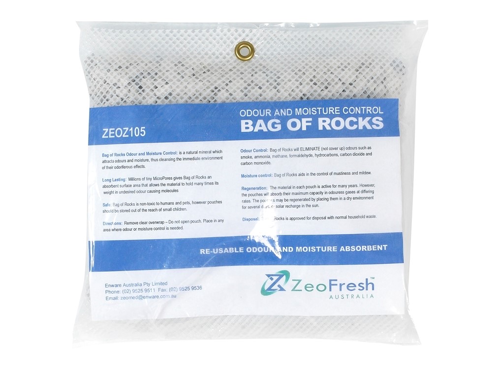 Odour & Moisture Control Rocks 1Kg Bag Hickey & Co