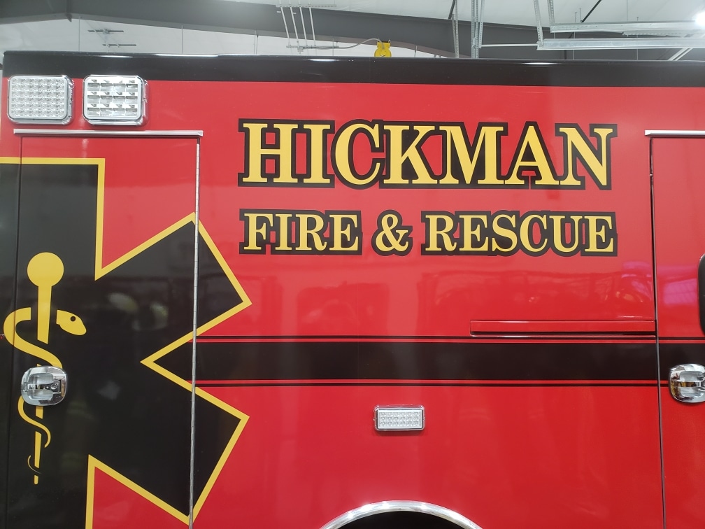 Hickman's New Ambulance. Hickman Fire & Rescue