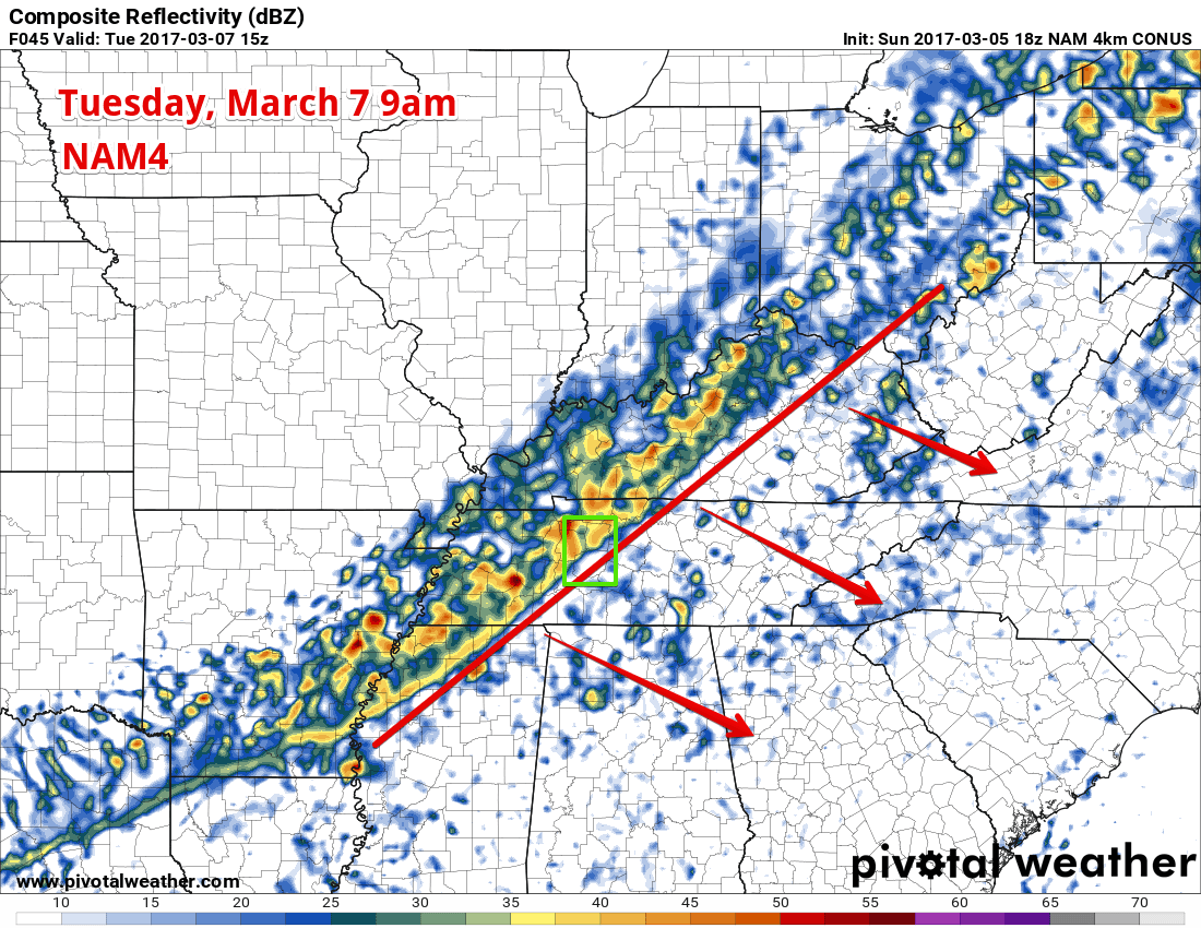 Monday, March 6, 2017 Hickman Severe Weather Hickman County TN