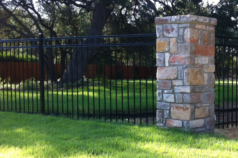 Masonry Fencing Columns Hicks Fencing