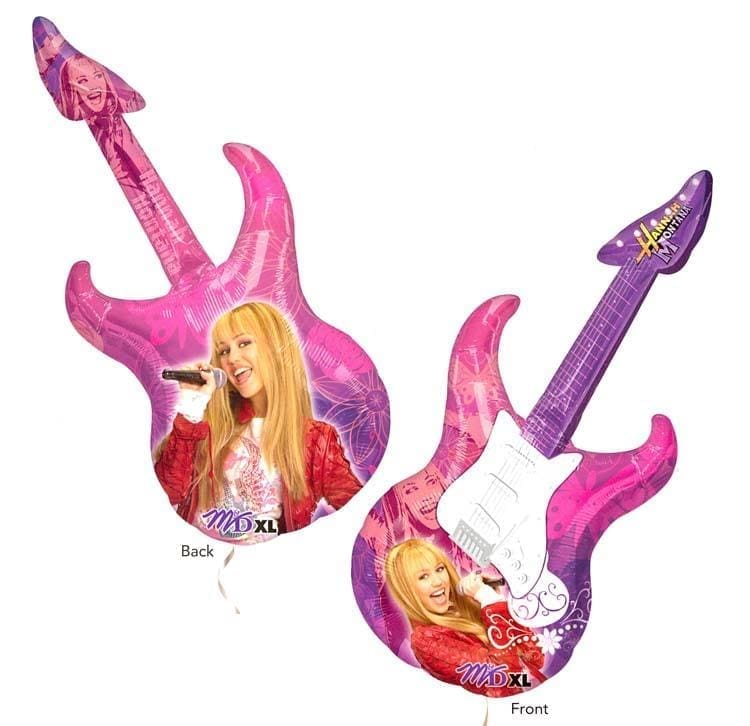 41″ HANNAH MONTANA GUITAR MYLAR0 Hico Balloons
