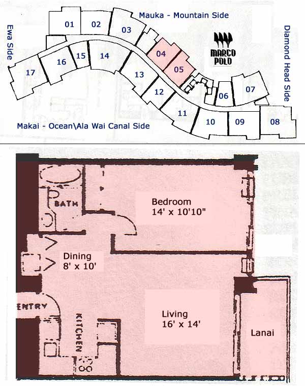 Marco Polo Honolulu, Hawaii Condo by