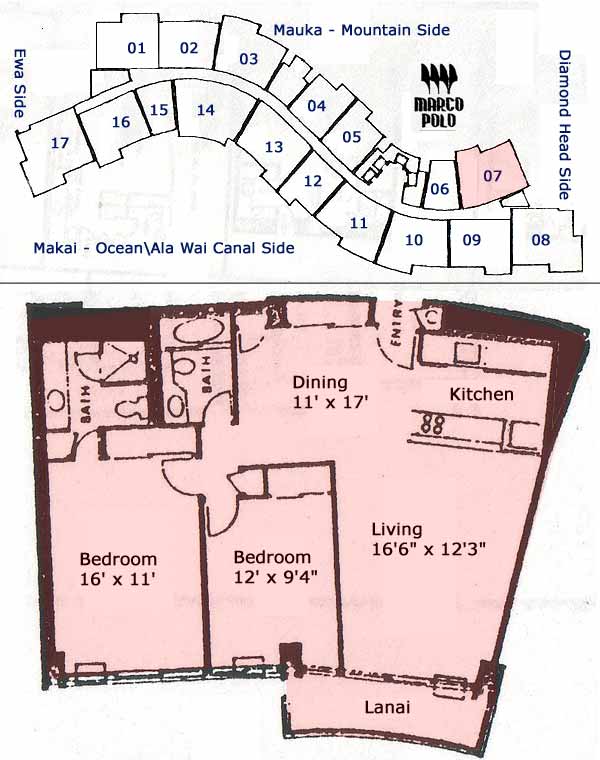 Marco Polo Honolulu, Hawaii Condo by