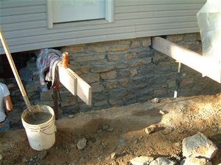 Exterior and Interior stone foundation repairs | Hicon Inc.