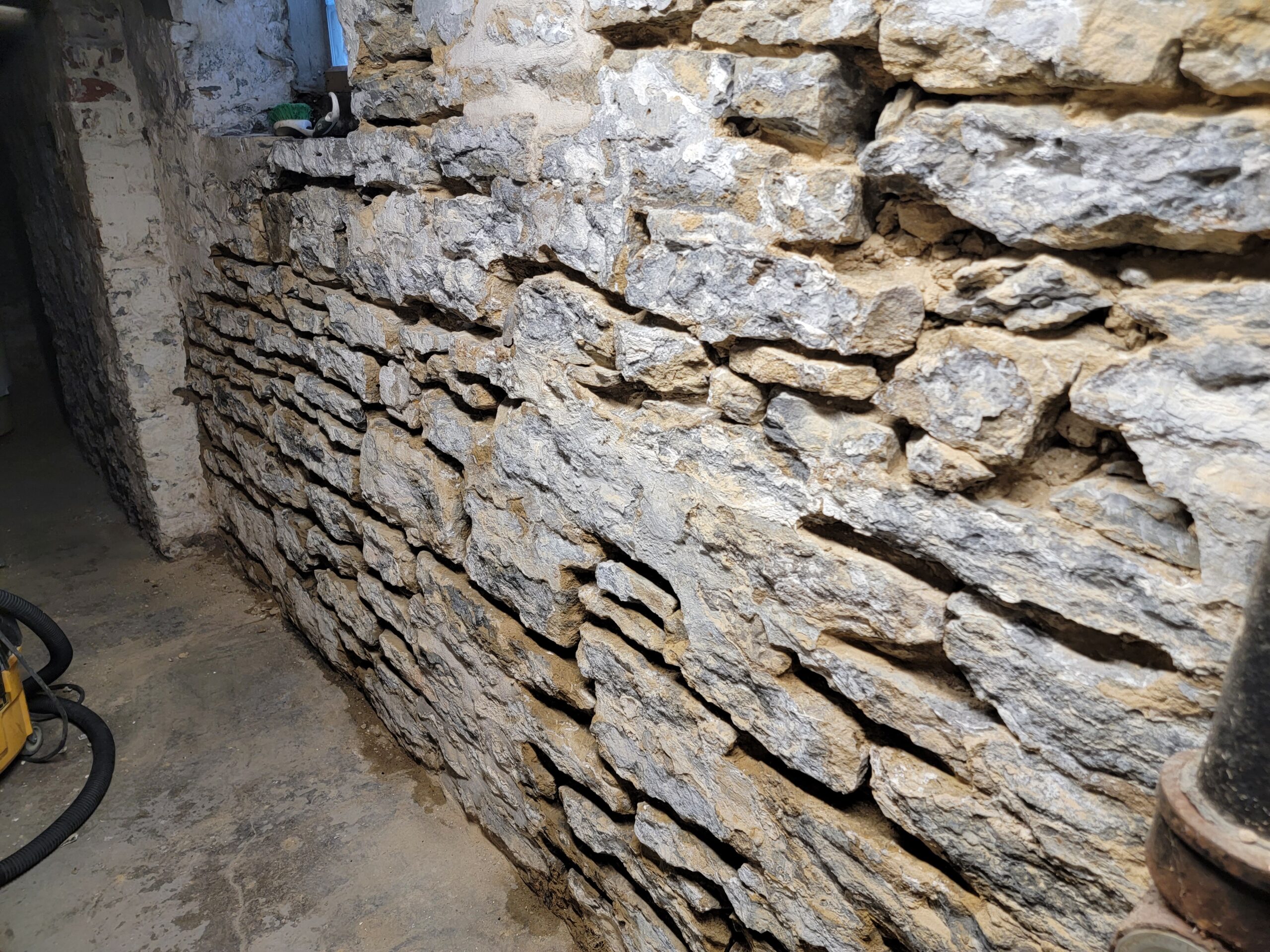 Exterior and Interior stone foundation repairs | Hicon Inc.