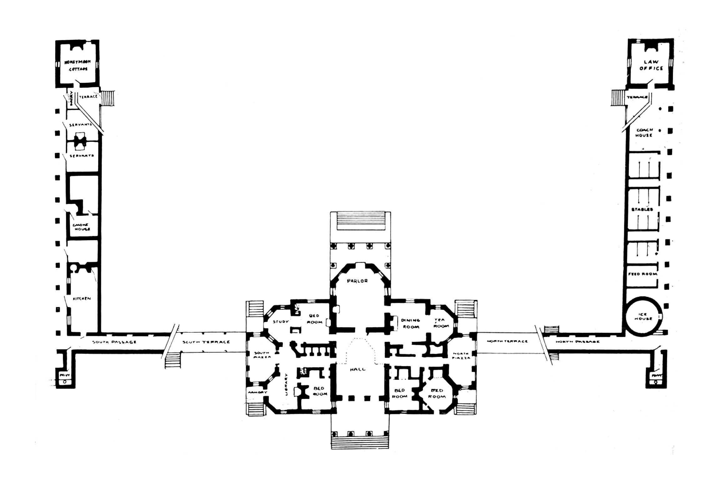 Monticello Floor Plan 2nd Floor