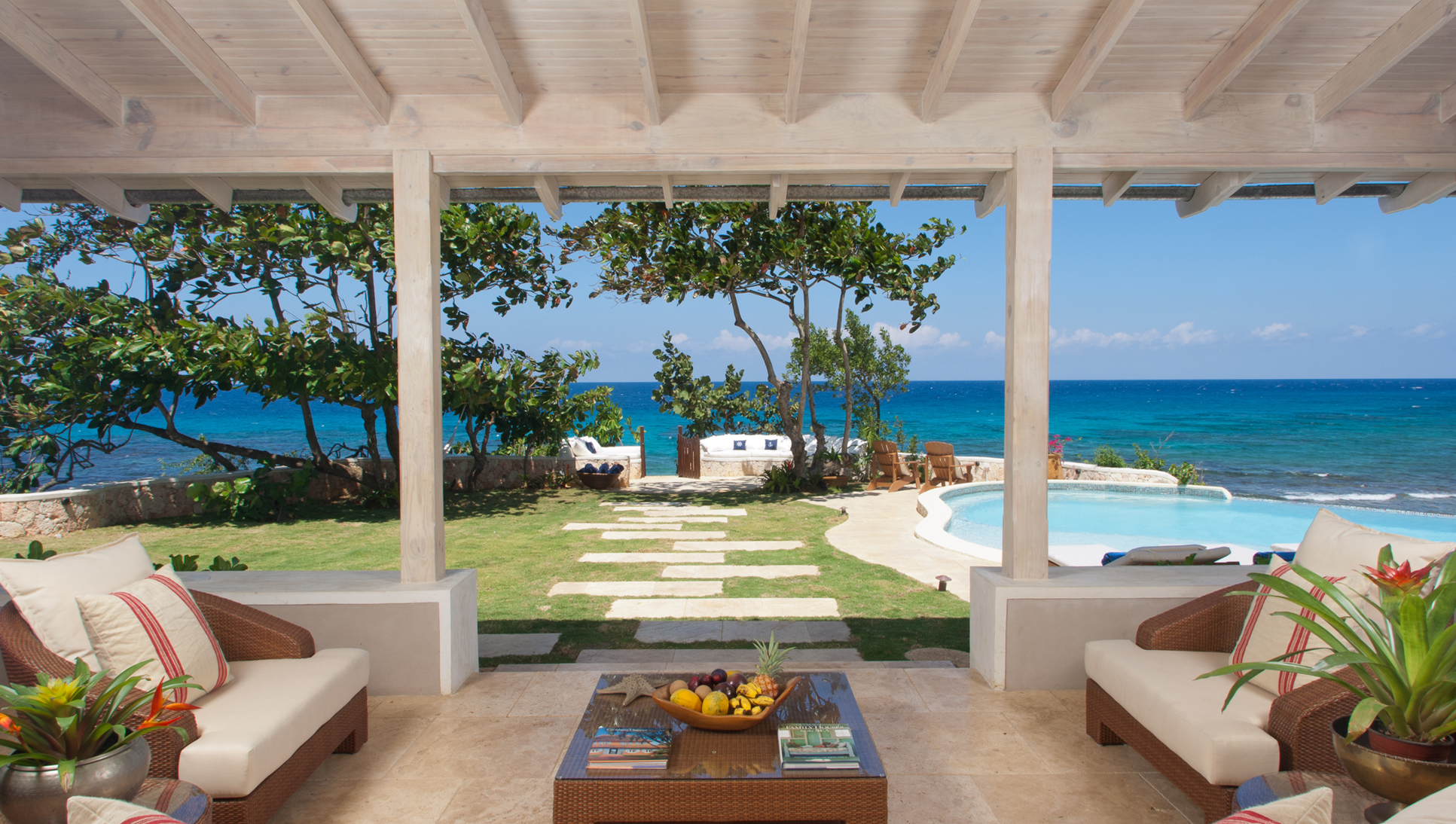 Hidden Bay Villa Jamaica Oceanfront luxury villa in Runaway Bay, Jamaica