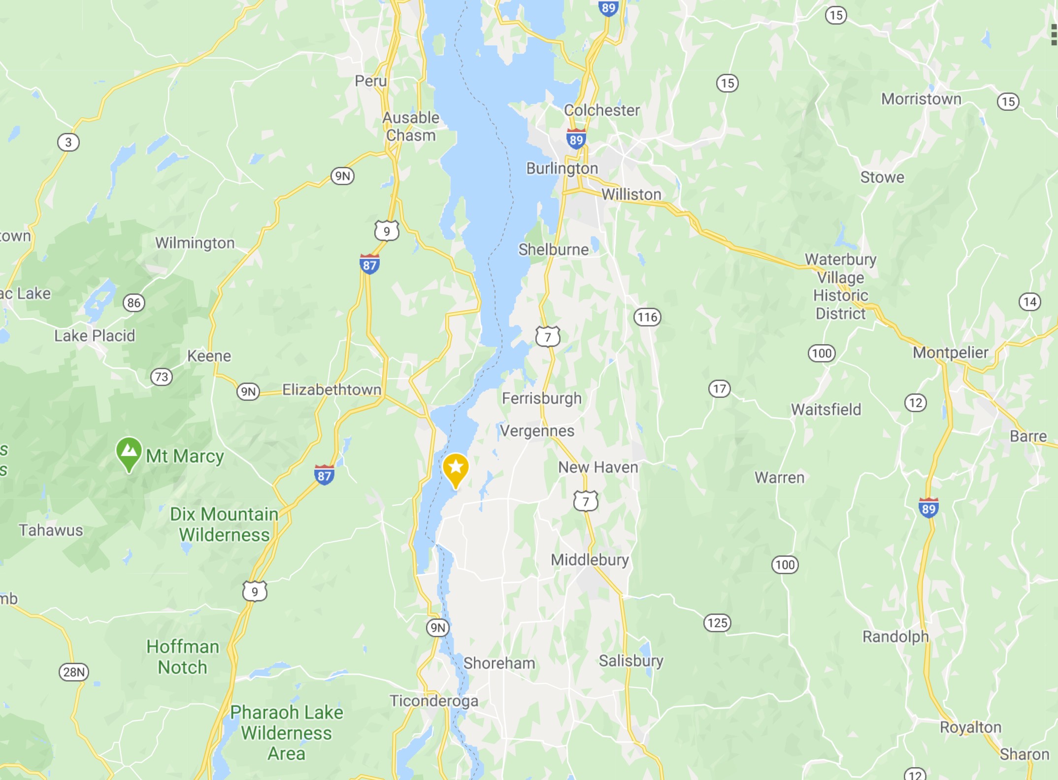 Hidden Bluff Vermont On Lake Champlain