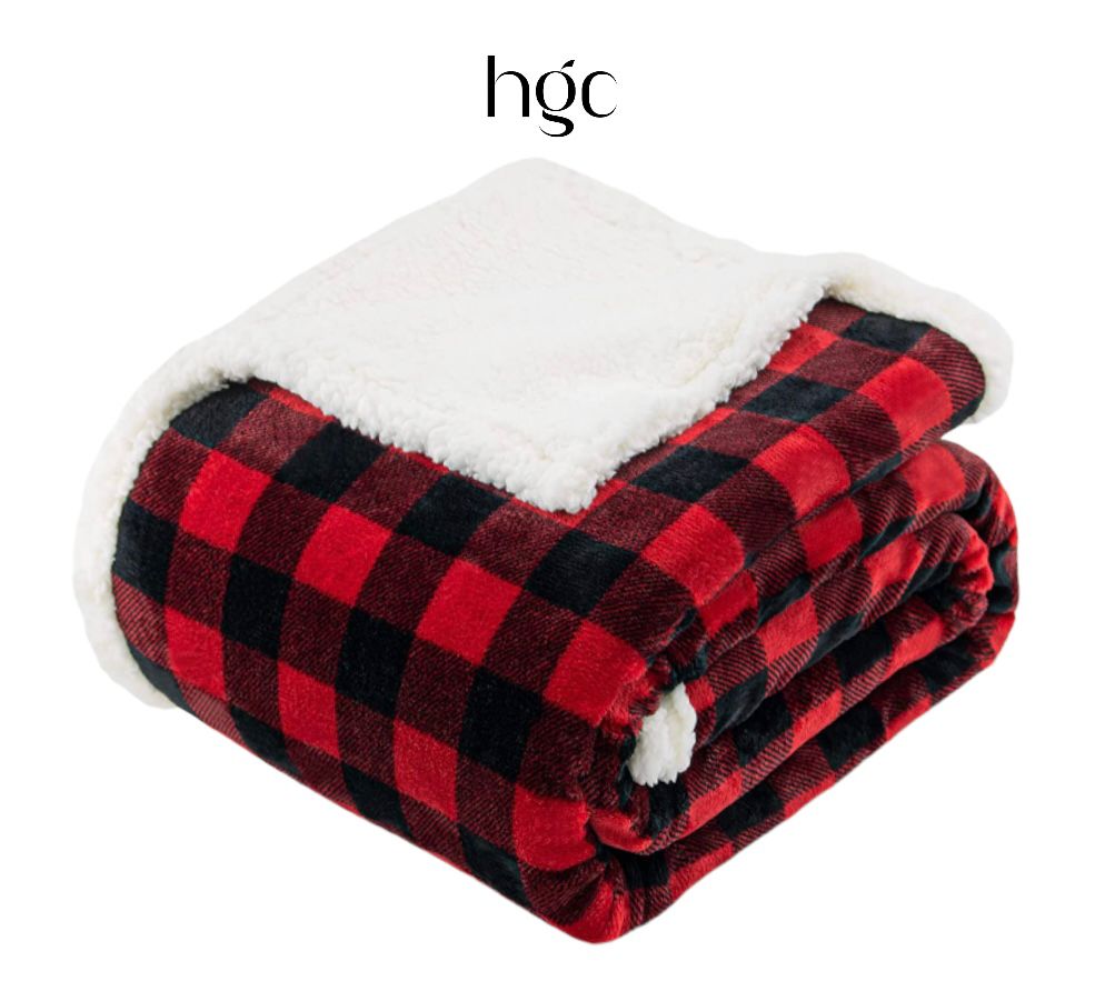 Red/White Sherpa Blankets Hidden Gems