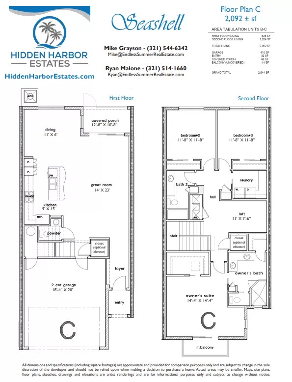 Floorplans Hidden Harbor Estates