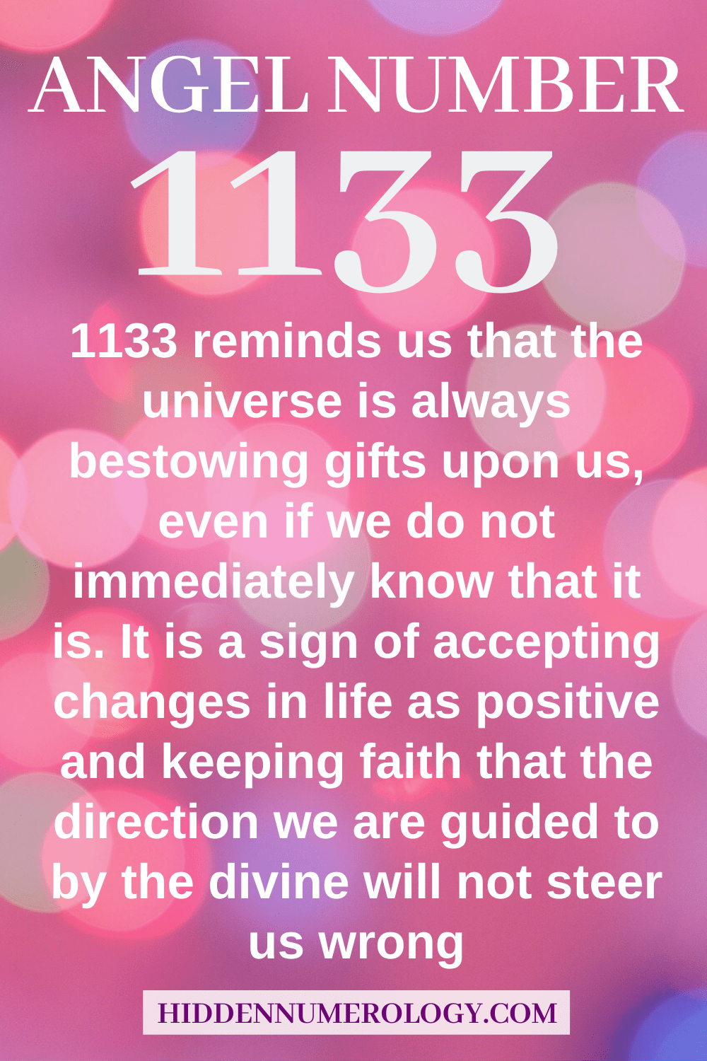 1133 Meaning Seeing 1133 Angel number Hidden Numerology