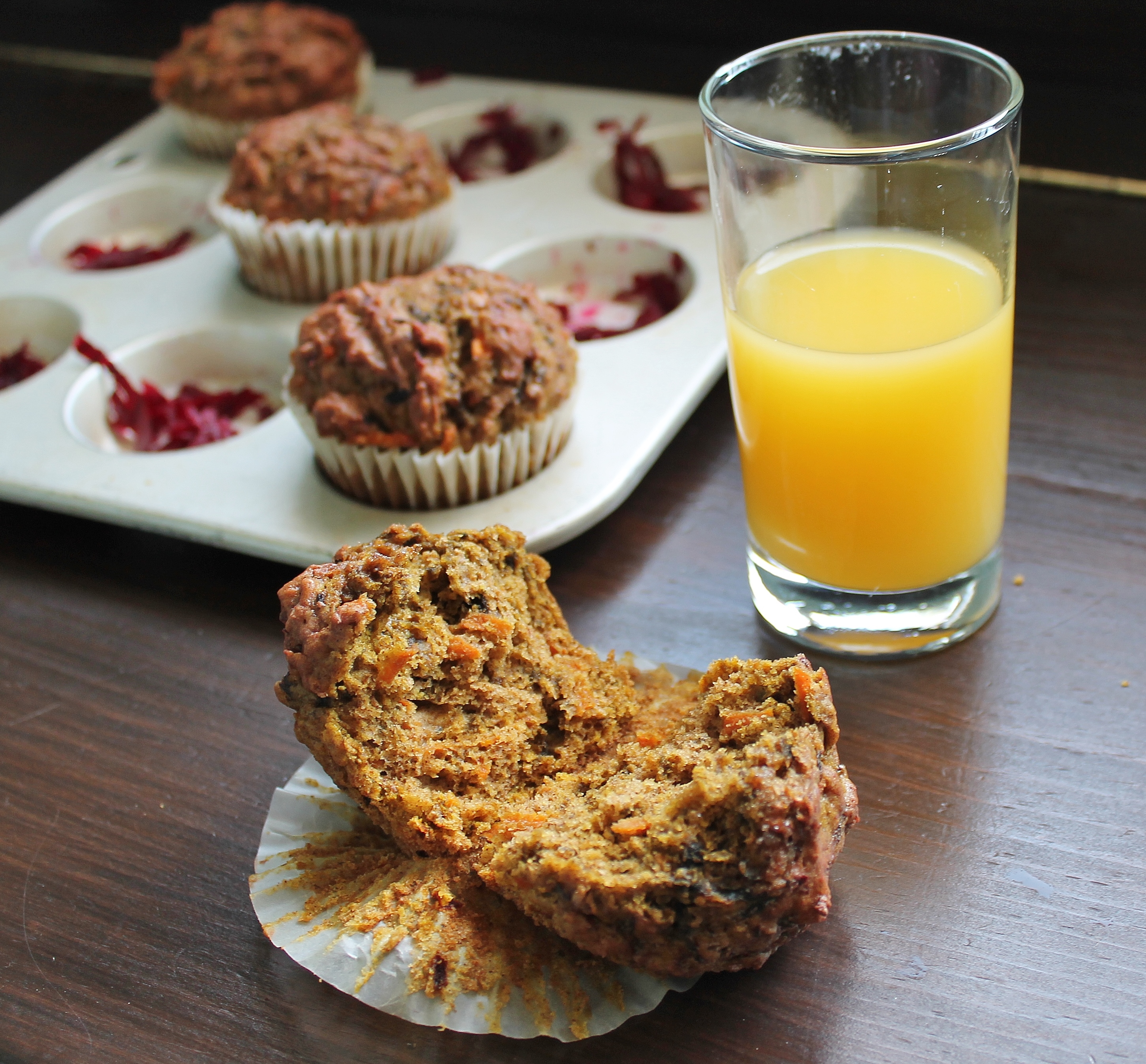 Carrot & Beet Muffins