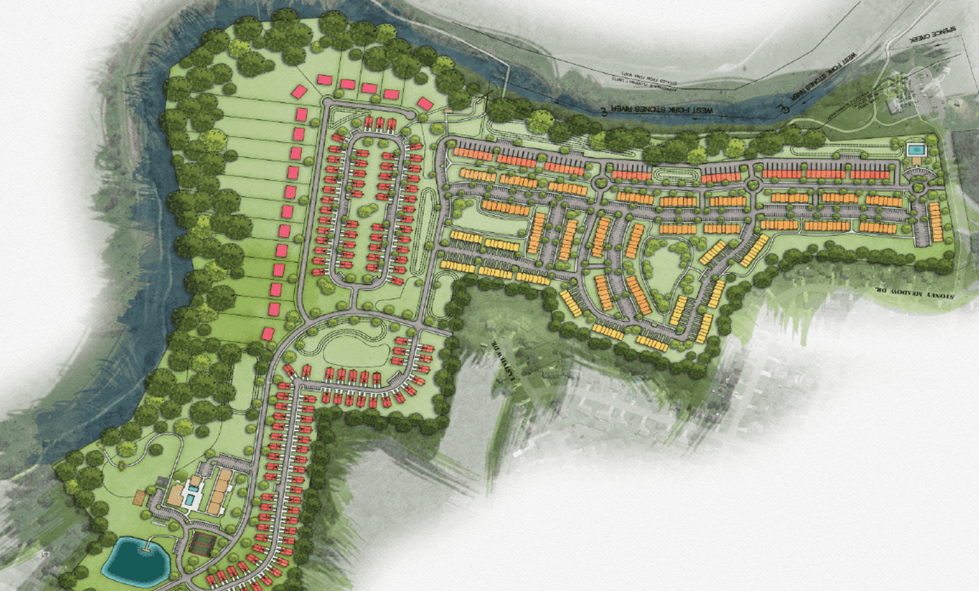 Hidden River Estates Murfreesboro Homes for Sale Townhomes