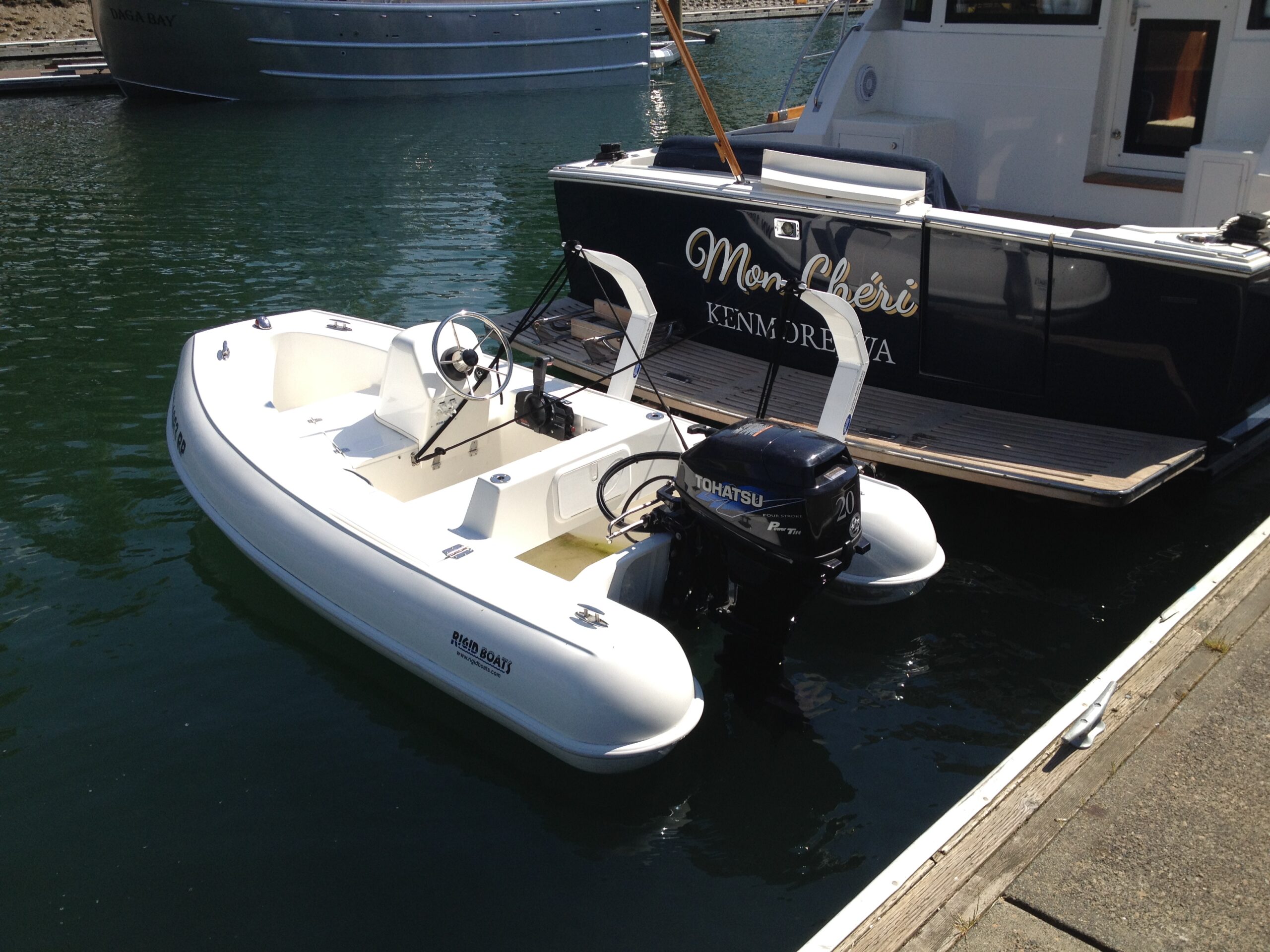 Dinghy Lift System Gallery HideADavit