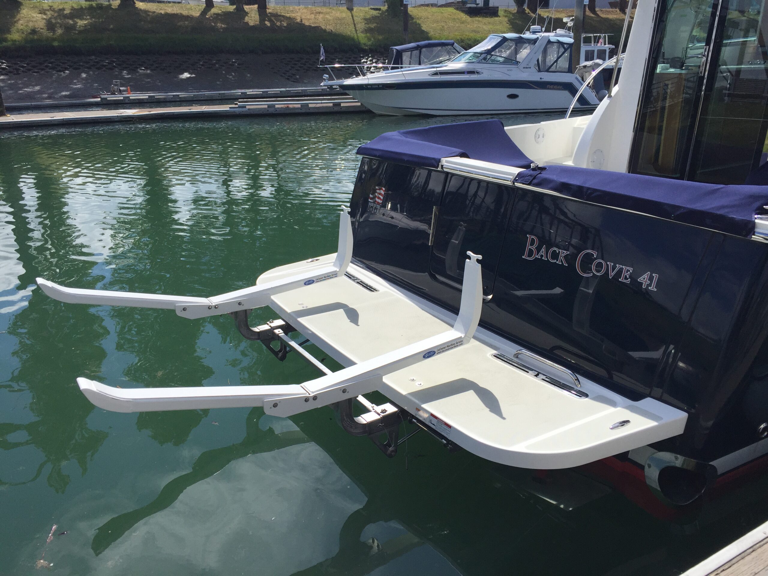 Dinghy Lift System Gallery HideADavit