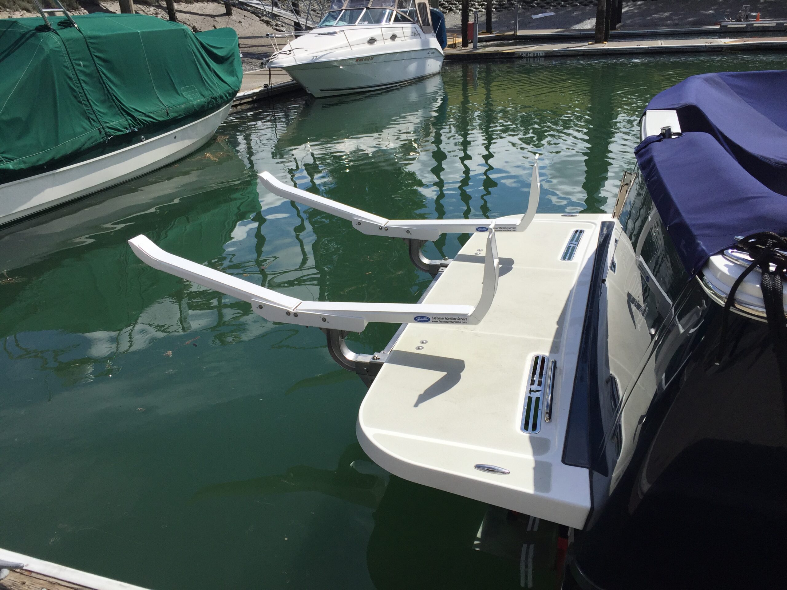 Dinghy Lift System Gallery HideADavit