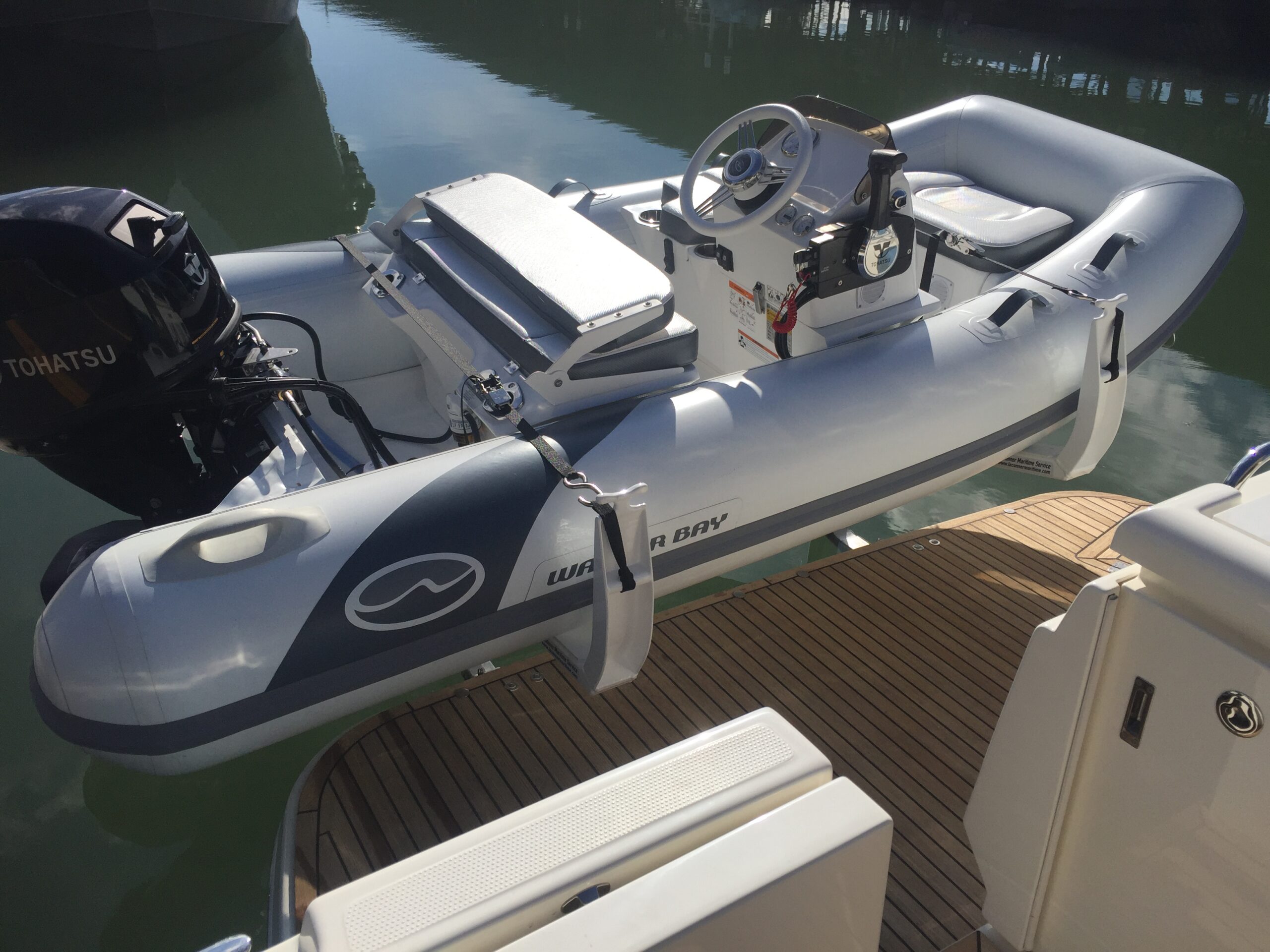 Dinghy Lift System Gallery HideADavit