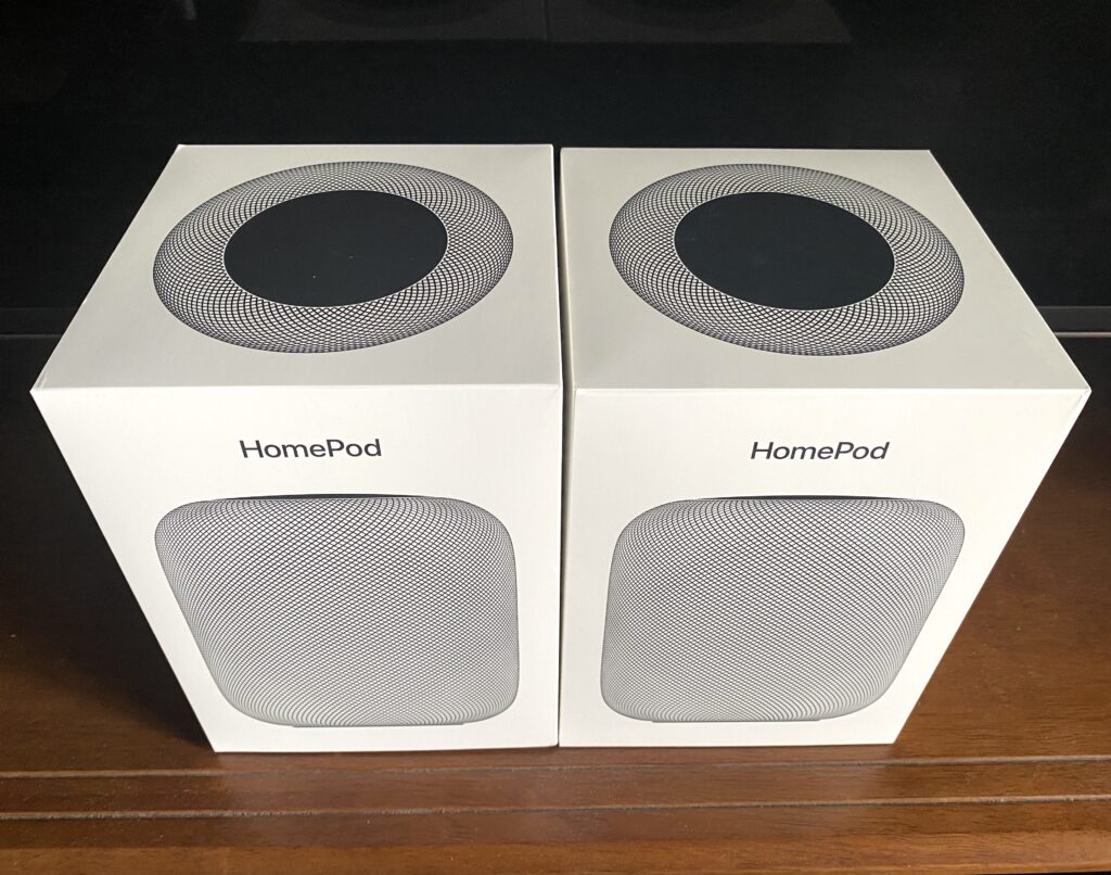 生産終了で在庫限りの販売となったHome Pod、アップルミュージックが空間オーディオ、新型Apple TV 4KがeARCに対応した事で