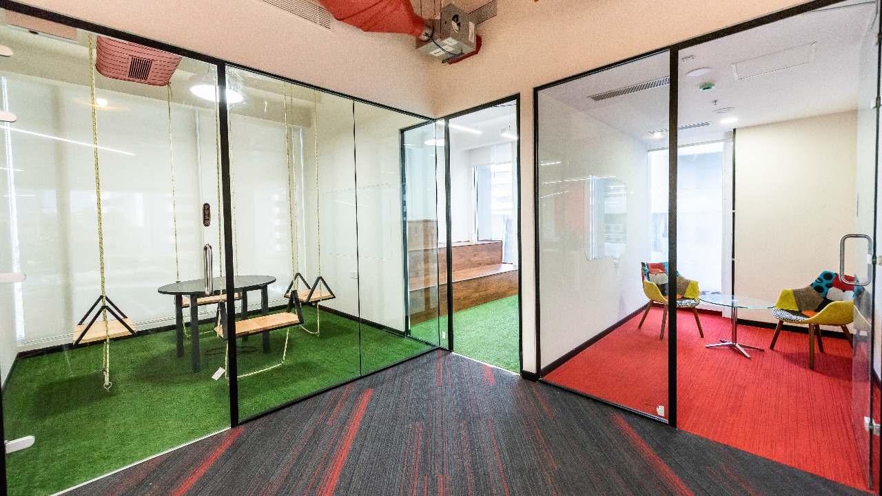 BigBasket office interiors Bangalore by Hidecor Hidecor