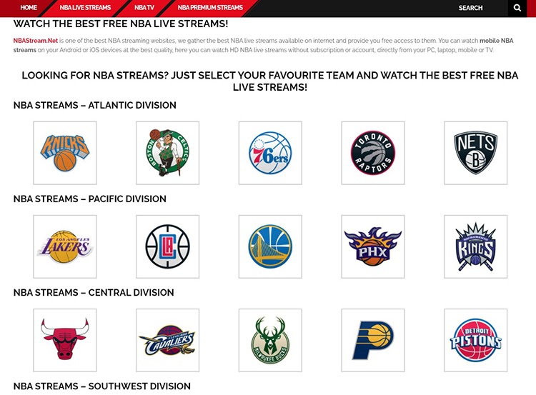 NBA Streaming 5 Best sites for Live NBA Today!