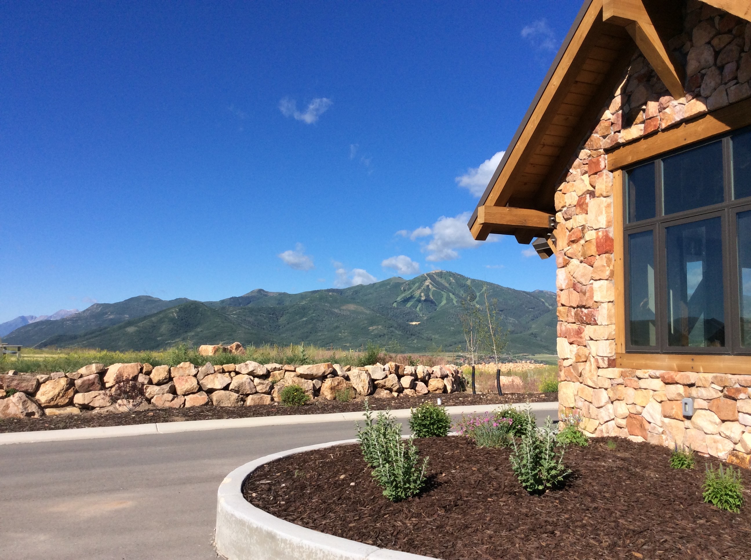 Reflection Ridge entry, view west Town of Hideout, Wasatch County, UT