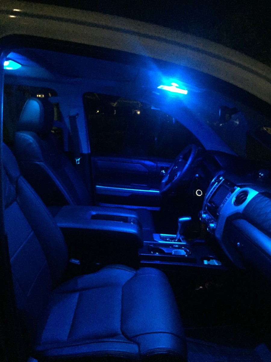 Blue Interior Car Lights