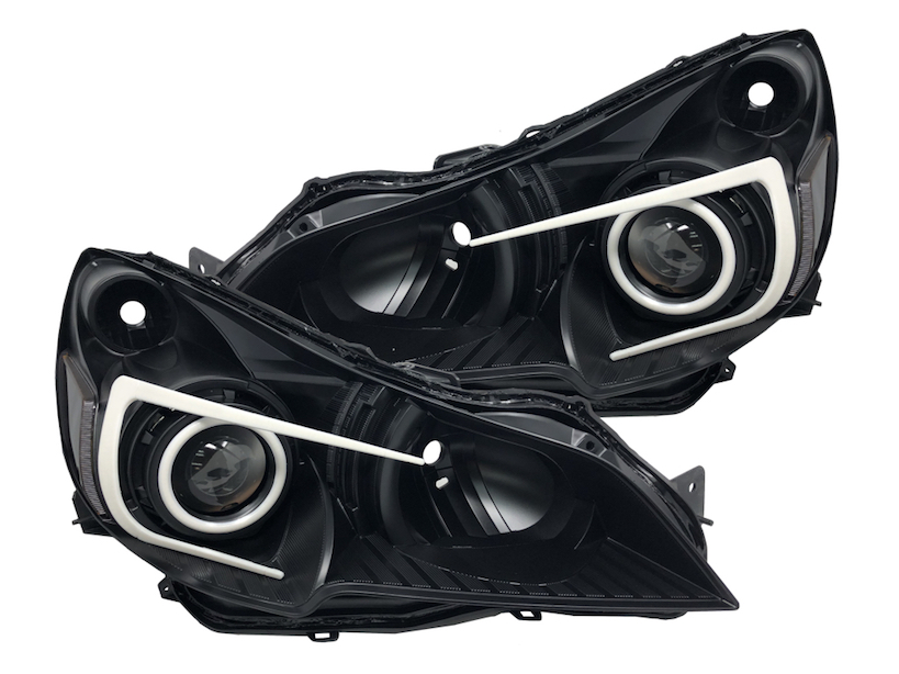 20102014 Subaru Outback Legacy Led Halo Projector Retrofit Headlights