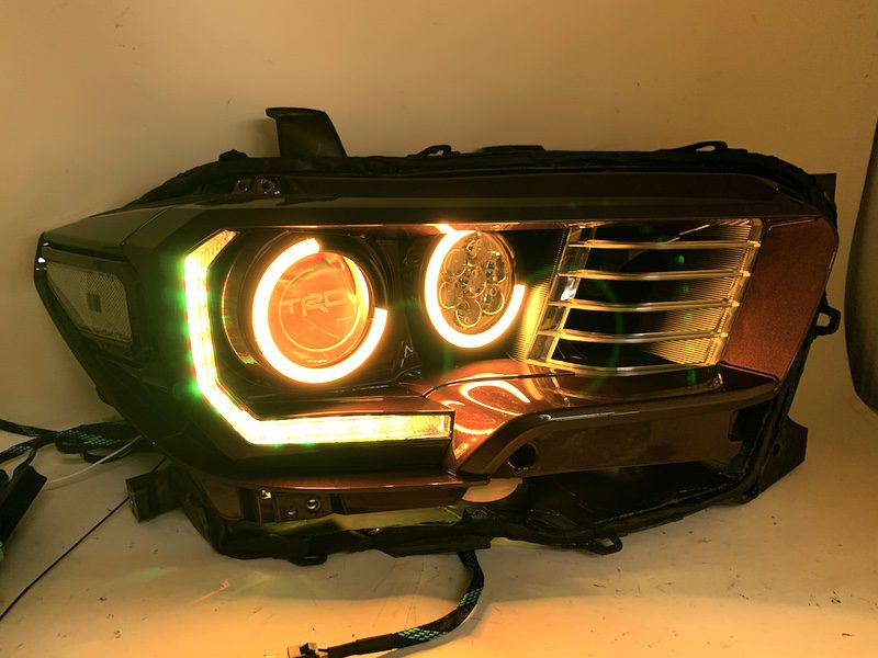 201620 Toyota LED Halo Headlights Custom Made Retrofit