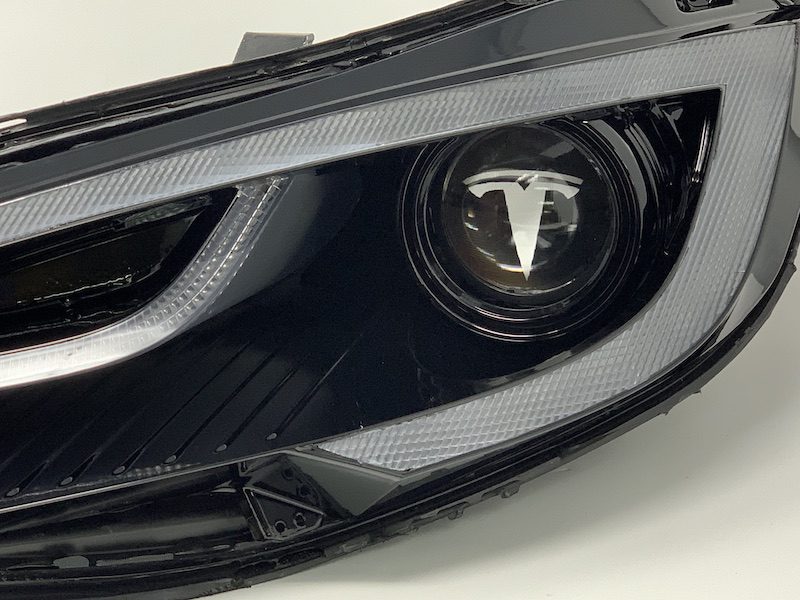 20122016 Tesla Model S LED Projector Headlights Black