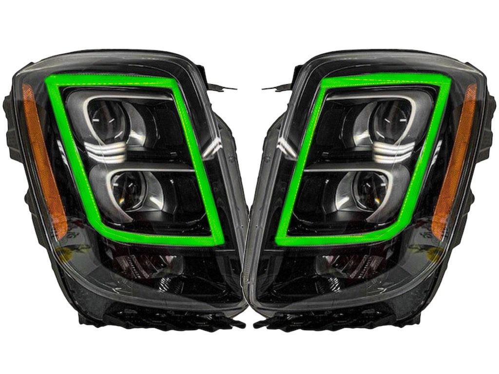 20-22 Kia Telluride RGBW Color Change Full LED DRL Headlights - HID