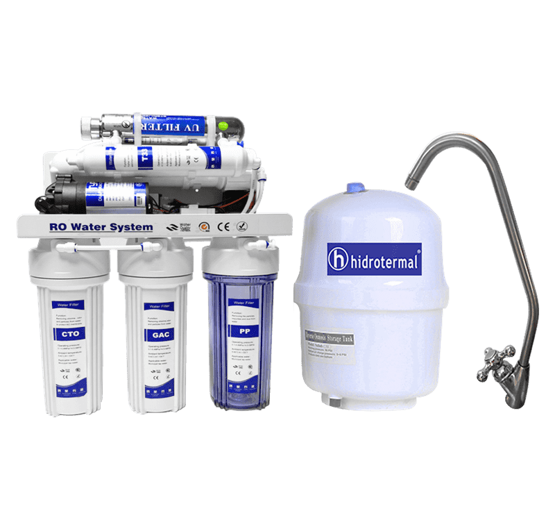 Reverse Osmosis & UVC Sterilizer Drinking Water Purification System