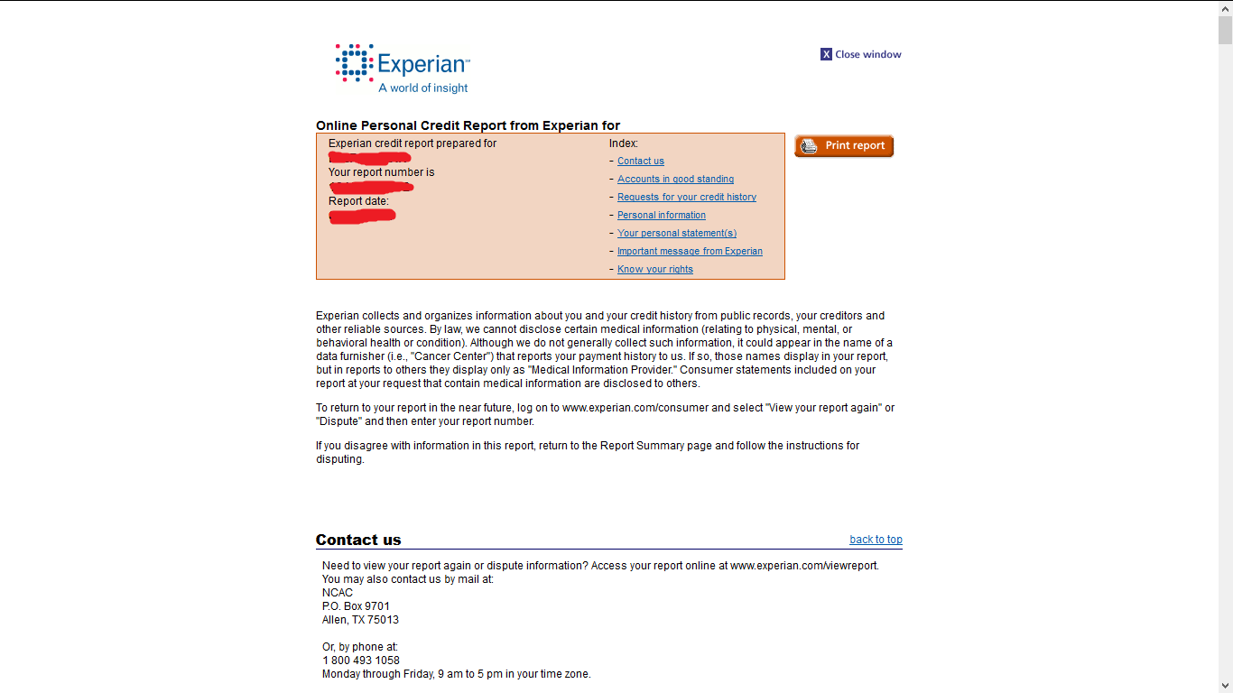 My Experian Credit Report Login Quick and Easy Solution