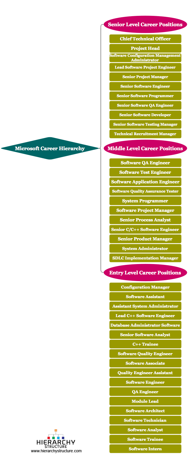 Microsoft Career Hierarchy Chart