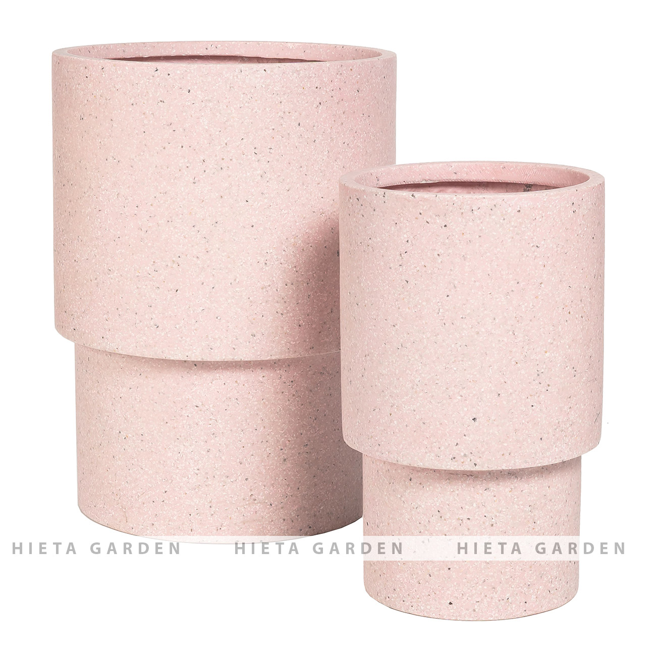 Poly terrazzo pots H010059S2 Concrete planter, cement planter pot