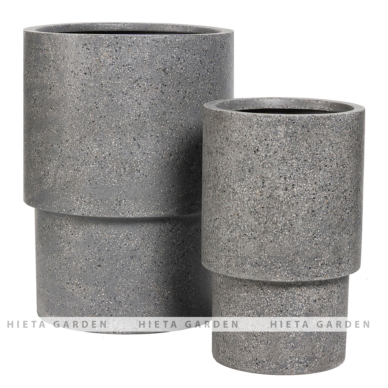 Poly terrazzo pots H010059S2 Concrete planter, cement planter pot