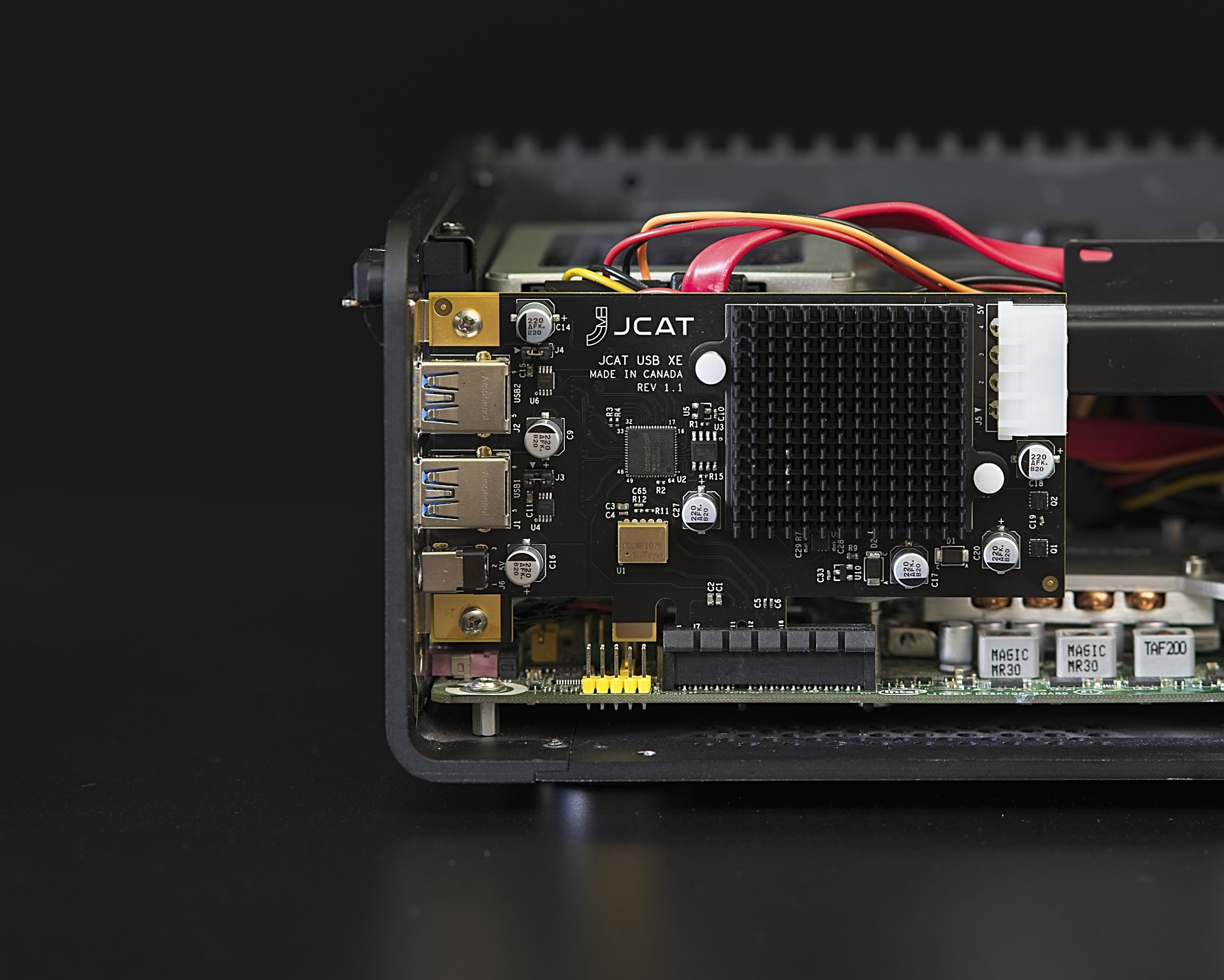 JCAT NET Card XE, USB Card XE, Initio 3 HiFi Knights