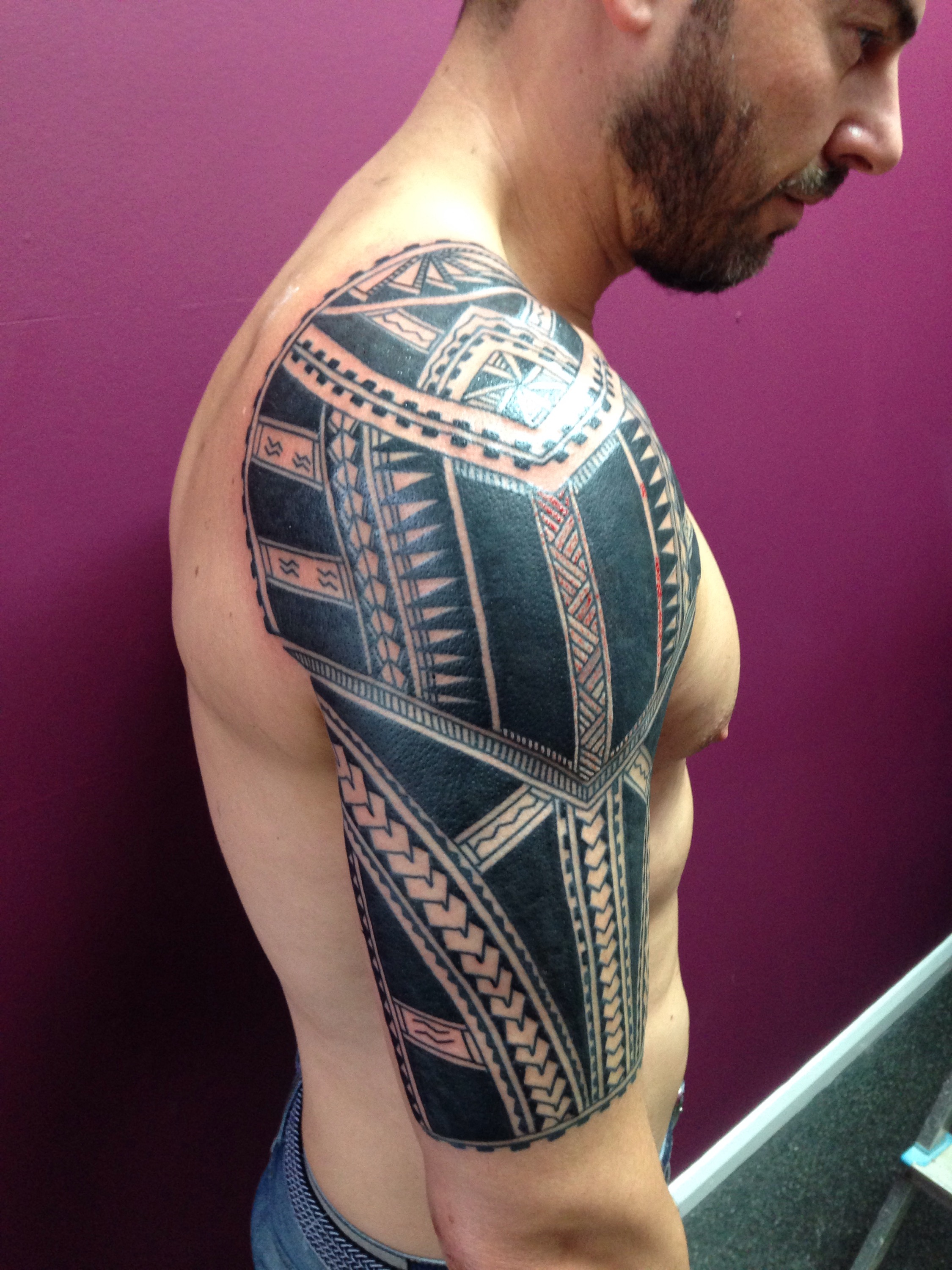Samoan Style Coverup On Damian The Other Day | Higgins Tattoo 3000_x_2250_jpg