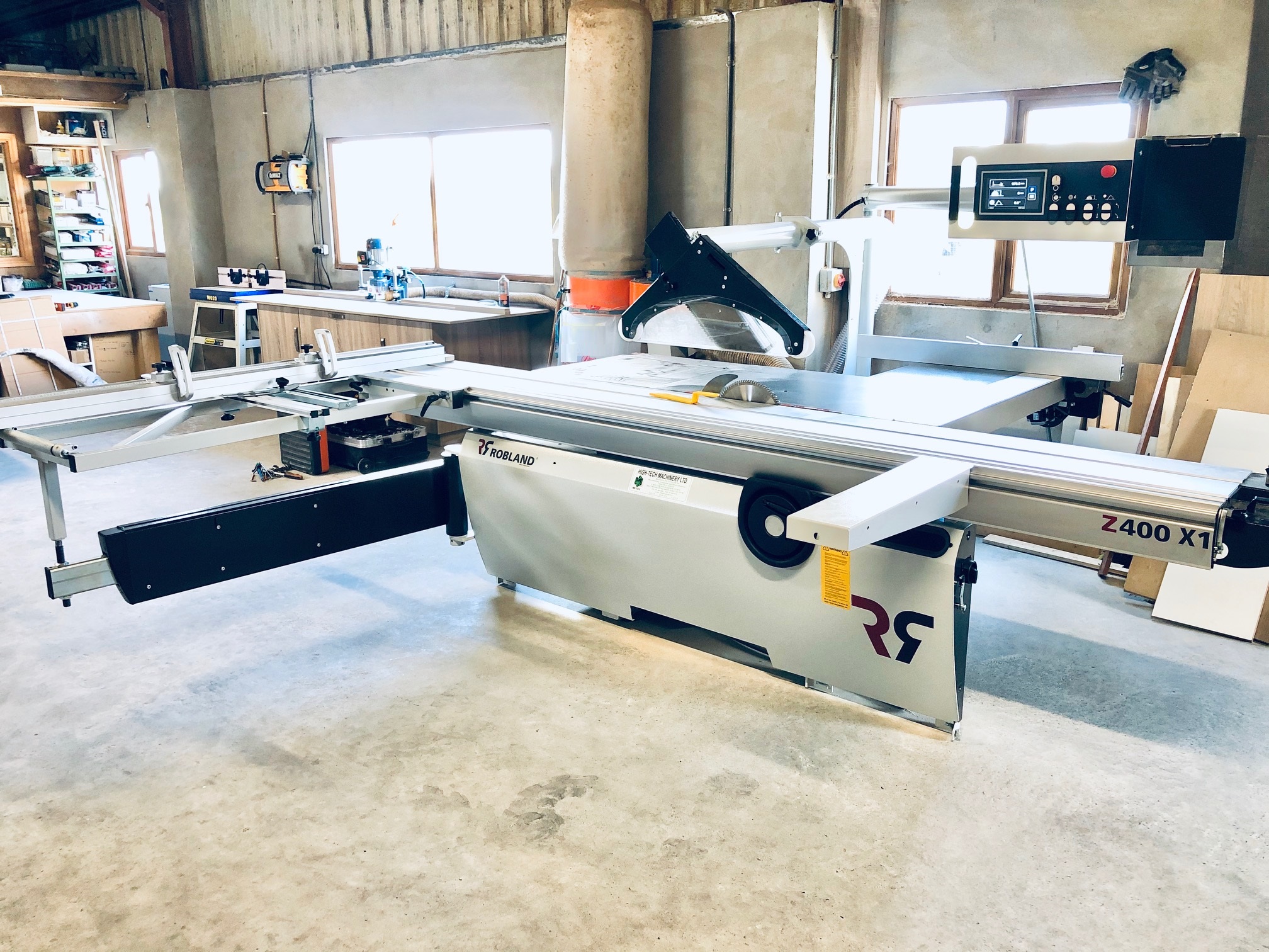 Robland Z400 panel saws delivered and installed