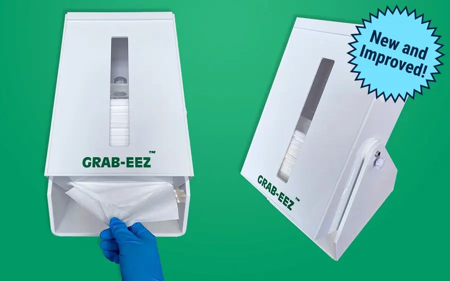 New and Improved GRAB EEZ Cleanroom Wipe Dispenser HighTech Conversions